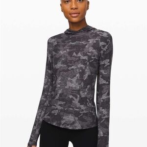54. MSRP$108 Lululemon On Repeat Rulu Hoodie Incognito Camo Size 10 or 12